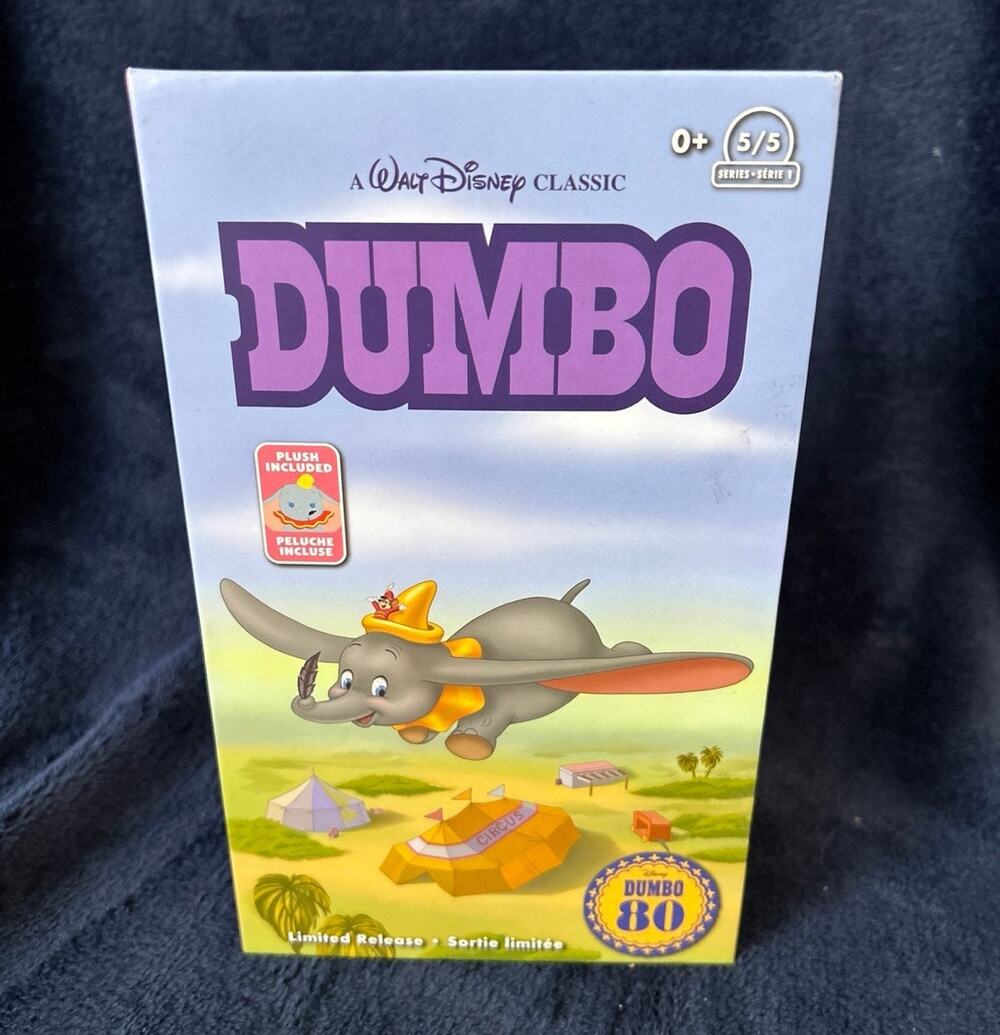 Disney Parks VHS Collectible Box with Plush - Dumbo